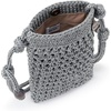 image:imageThe Sak Womens Josie Mini CrossbodyDove Sparkle Mesh