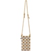 image:imageThe Sak Womens Josie Mini CrossbodyLight Metallic Check Bead