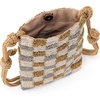 image:imageThe Sak Womens Josie Mini CrossbodyLight Metallic Check Bead