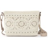 image:imageThe Sak Womens Melrose Leather CrossbodyNatural Medallion
