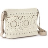 image:imageThe Sak Womens Melrose Leather CrossbodyNatural Medallion