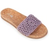image:imageThe Sak womens Mendocino Crochet Slide SandalHeather Static Medallion