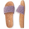 image:imageThe Sak womens Mendocino Crochet Slide SandalHeather Static Medallion