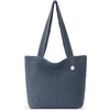 image:imageThe Sak Casual Classics Tote Bag  Hand Crochet Womans Purse For Everyday Travel Beach Bag  Handbag With Shoulder StrapsMaritime