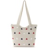 image:imageThe Sak Casual Classics Tote Bag  Hand Crochet Womans Purse For Everyday Travel Beach Bag  Handbag With Shoulder StrapsNatural Multi Stars