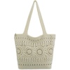 image:imageThe Sak Crafted Classics Large Carryall  Hand Crochet Womens Purse For Everyday Travel Beach Bag  Carryall Shoulder Bag Straps  Natural Medallion