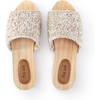 image:imageThe Sak Ella Clog Sandal in Crochet Slip On ShoeNatural Static Shell