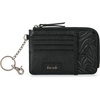 image:imageThe Sak Iris Wallet in Leather Elevated Card Holder with Keychain Black Leaf Embossed IIBlack Leaf Emboss