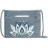 image:imageThe Sak Linden Crochet Convertible Crossbody Shoulder Bag Clutch Dove Lotus