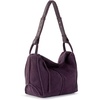 image:imageThe Sak Los Feliz Hobo Purse  Premium Large Leather Womens Handbag for Everyday amp Travel  Durable Purse With Zipper PocketAubergine Suede