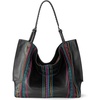 image:imageThe Sak Los Feliz Large Tote Bag  Womens Purse For Everyday Travel Beach Bag  Roomy Handbag With Shoulder Bag StrapBlack Multi Seminyak