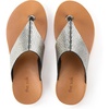 image:imageThe Sak Los Feliz Toe Post Sandal Slip On ShoeDark Silver
