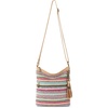 image:imageThe Sak Lucia Crossbody Bag in Crochet Convertible Purse with Adjustable Shoulder StrapEden Stripe