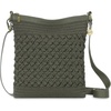 image:imageThe Sak Lucia Crossbody Bag in Crochet Convertible Purse with Adjustable Shoulder StrapMoss Cozy Weave