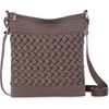 image:imageThe Sak Lucia Crossbody Bag in Crochet Convertible Purse with Adjustable Shoulder StrapMushroom Cozy Weave