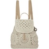 image:imageThe Sak Sayulita Backpack  Hand Crochet Womens Backpack for Everyday amp Travel  Daypack With Adjustable amp Removable StrapsNatural Medallion