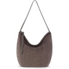 Mushroom Suede Blanket Stitch