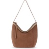 Tobacco Suede Banket Stitch