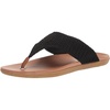 image:imageThe Sak Shana Thong Sandal in Crochet Slip On EntryBlack