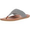 image:imageThe Sak Shana Thong Sandal in Crochet Slip On EntryDove Sparkle