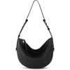 image:imageThe Sak Tess Crescent Shoulder Bag  Premium Womens Handbag for Everyday amp Travel  Adjustable Strap with Zipper ClosureBlack