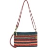 image:imageThe Sak Vita Small Crochet Wristlet Purse  Hand Crochet Womens Clutch for Everyday amp Travel  Mini Handbag With Card Slots Zipper Closure amp Pockets  Woodland Stripe