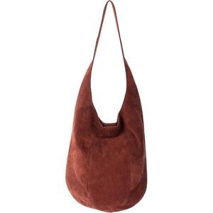 image:imageThe Sak 120 Hobo Bag  Large Womens Purse amp Shoulder Bag  Handbag With Back Zipper Pocket and Magnetic Snap ClosureCinnamon Suede
