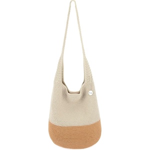 image:imageThe Sak 120 Hobo Bag  Large Womens Purse amp Shoulder Bag  Handbag With Back Zipper Pocket and Magnetic Snap ClosureNaturalBamboo Block