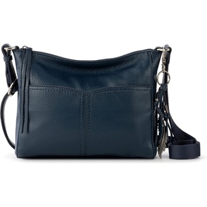 image:imageThe Sak Alameda Leather Crossbody Purse  Leather Womens Handbag for Everyday amp Travel  Cross Body Bag With ZipperIndigo