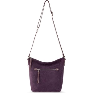 image:imageThe Sak Ashland Crossbody Purse  Womens Leather Handbag For Everyday amp Travel  Cross Body With Adjustable Shoulder StrapAubergine Suede