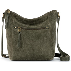 image:imageThe Sak Ashland Crossbody Purse  Womens Leather Handbag For Everyday amp Travel  Cross Body With Adjustable Shoulder StrapMoss Suede