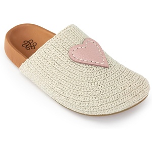 image:imageThe Sak Bolinas Clog Shoe  Womens Slip On Sandal for Indoor amp Outdoor Use  Classic Comfortable Mule Shoes for EverydayEcru Rosewood Heart