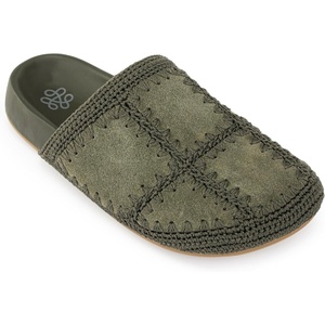 image:imageThe Sak Bolinas Clog Shoe  Womens Slip On Sandal for Indoor amp Outdoor Use  Classic Comfortable Mule Shoes for EverydayMoss Suede Patch