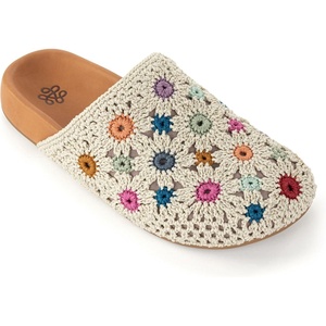 image:imageThe Sak Bolinas Clog Shoe  Womens Slip On Sandal for Indoor amp Outdoor Use  Classic Comfortable Mule Shoes for EverydayNatural Multi Flowers
