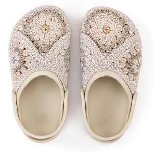 image:imageThe Sak Bolo Clog Shoe  Womens Slip On Crochet Sandal for Indoor amp Outdoor Use Lightweight Comfortable Mule ShoesSand Patch