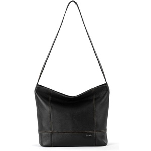 image:imageThe Sak De Young Hobo Bag  Premium Leather Womens Handbag for Everyday amp Travel  Durable Large Purse With Zipper PocketBlack
