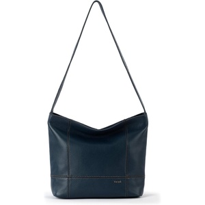image:imageThe Sak De Young Hobo Bag  Premium Leather Womens Handbag for Everyday amp Travel  Durable Large Purse With Zipper PocketIndigo