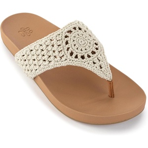 image:imageThe Sak Everly Slide Sandal  Womens Flat Fashion Slides with Soft Cushion Sole  Beach Slip On Sandals For EverydayNatural Medallion