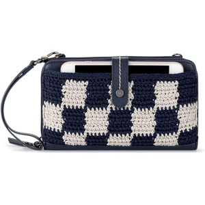 image:imageThe Sak Iris Smartphone Crossbody Purse  Small Womens Cellphone Bag amp Wallet For Everyday Convertible Wristlet With ZipperDenim Check
