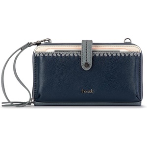 image:imageThe Sak Iris Smartphone Crossbody Purse  Small Womens Cellphone Bag amp Wallet For Everyday Convertible Wristlet With ZipperDusty Blue  Leather