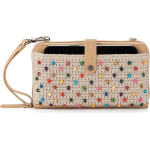 image:imageThe Sak Iris Smartphone Crossbody Purse  Small Womens Cellphone Bag amp Wallet For Everyday Convertible Wristlet With ZipperEcru Bead  Crochet