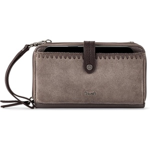 image:imageThe Sak Iris Smartphone Crossbody Purse  Small Womens Cellphone Bag amp Wallet For Everyday Convertible Wristlet With ZipperMushroom  Suede