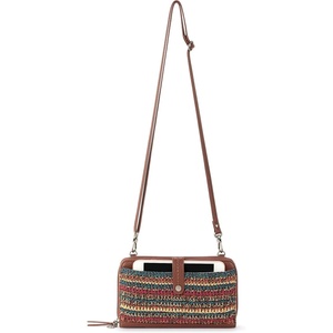 image:imageThe Sak Iris Smartphone Crossbody Purse  Small Womens Cellphone Bag amp Wallet For Everyday Convertible Wristlet With ZipperWoodland Stripe  Crochet