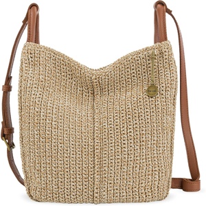 image:imageThe Sak Los Feliz Crossbody Purse  Womens Leather Handbag For Everyday amp Travel  Cross Body With Adjustable Shoulder StrapBamboo Static