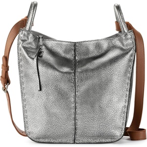 image:imageThe Sak Los Feliz Crossbody Purse  Womens Leather Handbag For Everyday amp Travel  Cross Body With Adjustable Shoulder StrapDark Silver