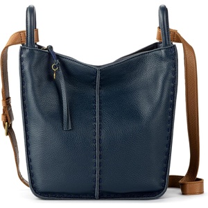 image:imageThe Sak Los Feliz Crossbody Purse  Womens Leather Handbag For Everyday amp Travel  Cross Body With Adjustable Shoulder StrapIndigo New
