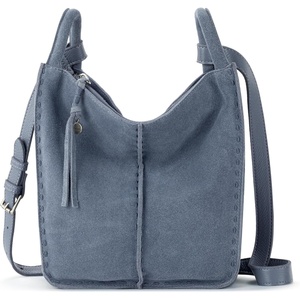 image:imageThe Sak Los Feliz Crossbody Purse  Womens Leather Handbag For Everyday amp Travel  Cross Body With Adjustable Shoulder StrapMaritime Suede