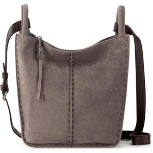 image:imageThe Sak Los Feliz Crossbody Purse  Womens Leather Handbag For Everyday amp Travel  Cross Body With Adjustable Shoulder StrapMushroom Suede