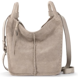image:imageThe Sak Los Feliz Crossbody Purse  Womens Leather Handbag For Everyday amp Travel  Cross Body With Adjustable Shoulder StrapSand Suede