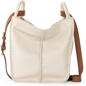 image:imageThe Sak Los Feliz Crossbody Purse  Womens Leather Handbag For Everyday amp Travel  Cross Body With Adjustable Shoulder StrapStone